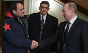Abdel Fatah al-Sisi meets Vladmir Putin 13/2/14