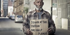 Homeless Man on the Street