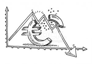 euro-symbol-recession-graph-drawing