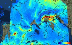 mappa satellite inquinamento