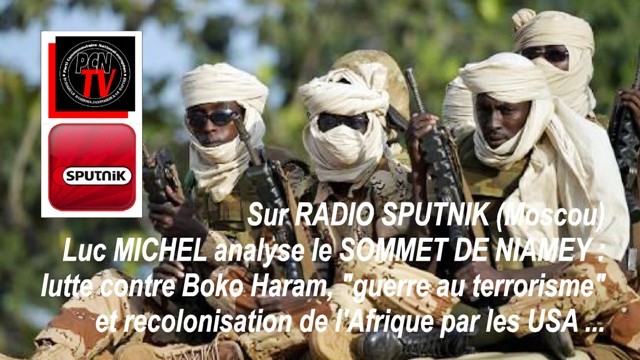PCN-TV - LM sur RADIO SPUTNIK sommet de Niamey (2015 02 24) FR