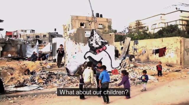 PCN-TV - Banksy for Gaza (2015 02 27) ENGL