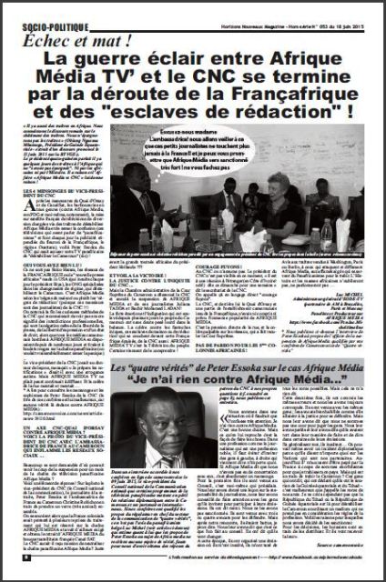 NHM - LM EDITO cnc vs afrique media (2015 06 18) FR (1)