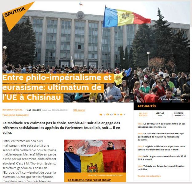 EODE PO - FB sur SPUTNIK.FR crise moldavie (2015 08 12) FR