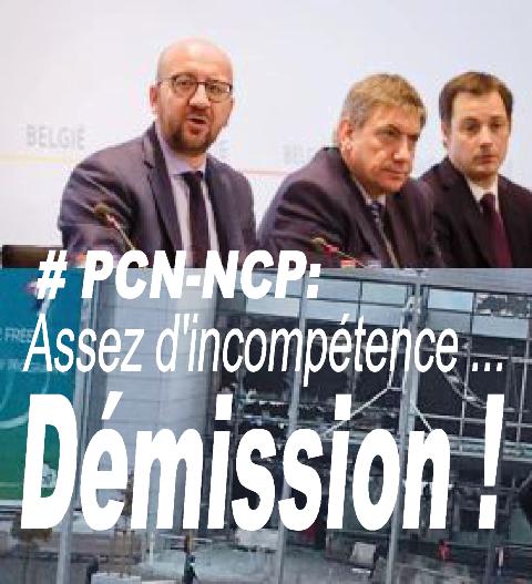 PCN - Attentats Bruxelles Démissions (2016 03 22)   FR