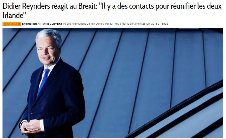 REP - LM brexit ecosse irlande belgique (2016 06 27) FR