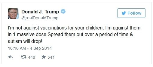 trump-tweet vaccini