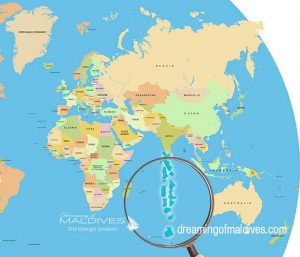 Where are the maldives on the map world